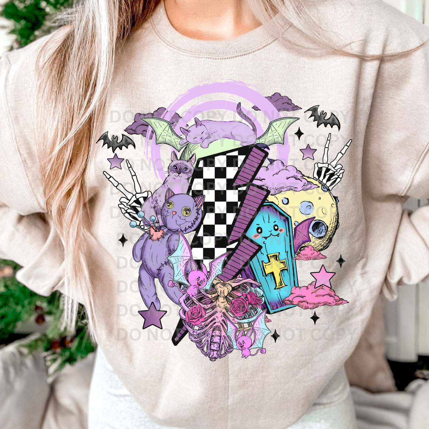 SPOOKY BOLT - DTF TRANSFER