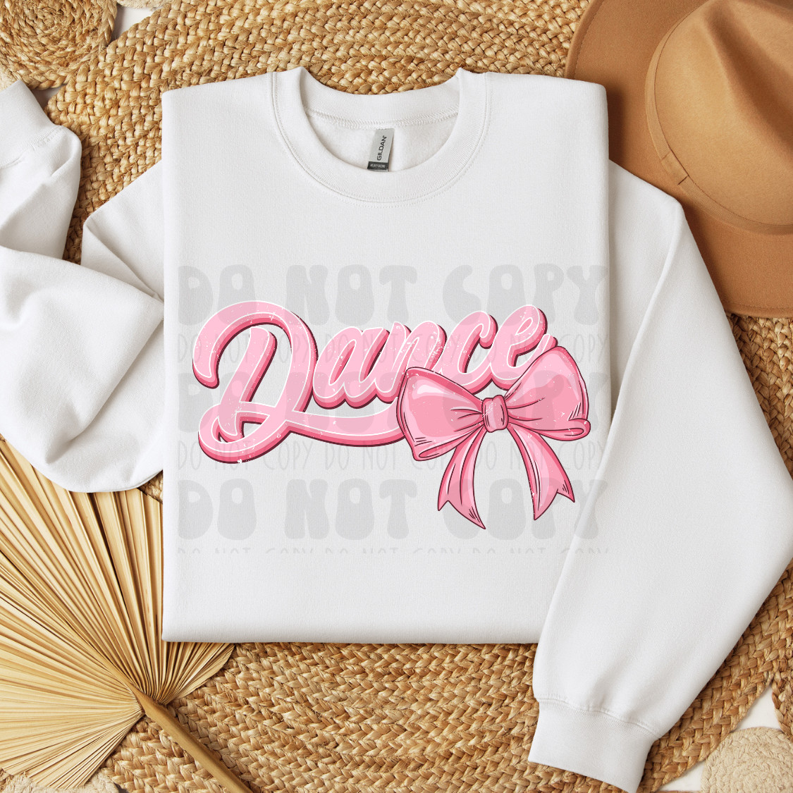 DANCE PINK BOW - DTF TRANSFER