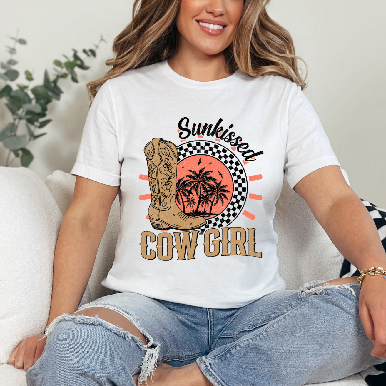 SUNKISSED COWGIRL - DTF TRANSFER