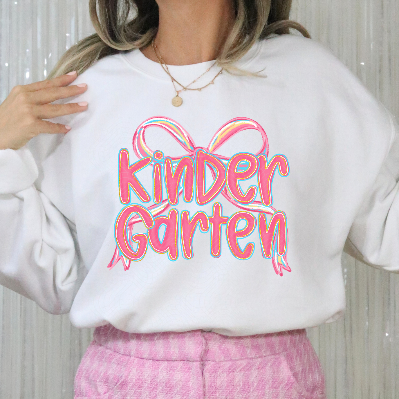 KINDERGARTEN BOW - DTF TRANSFER