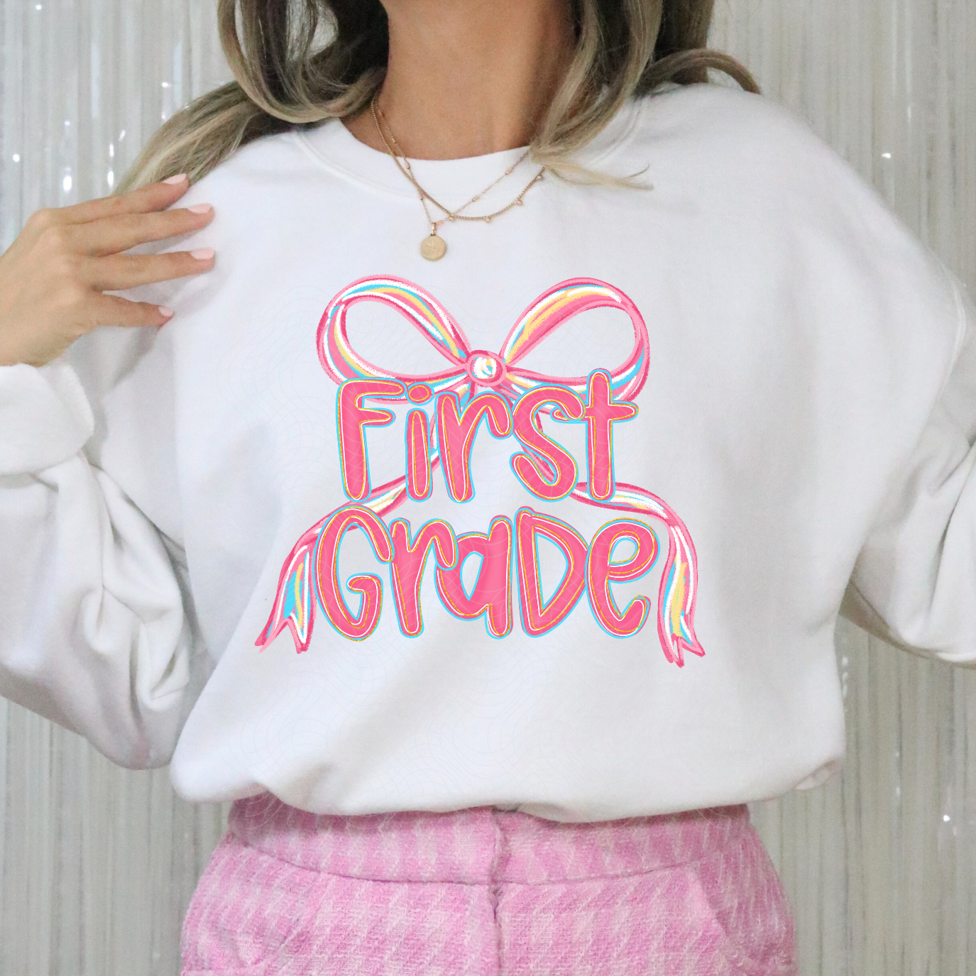 FIRST GRADE BOW - DTF TRANSFER