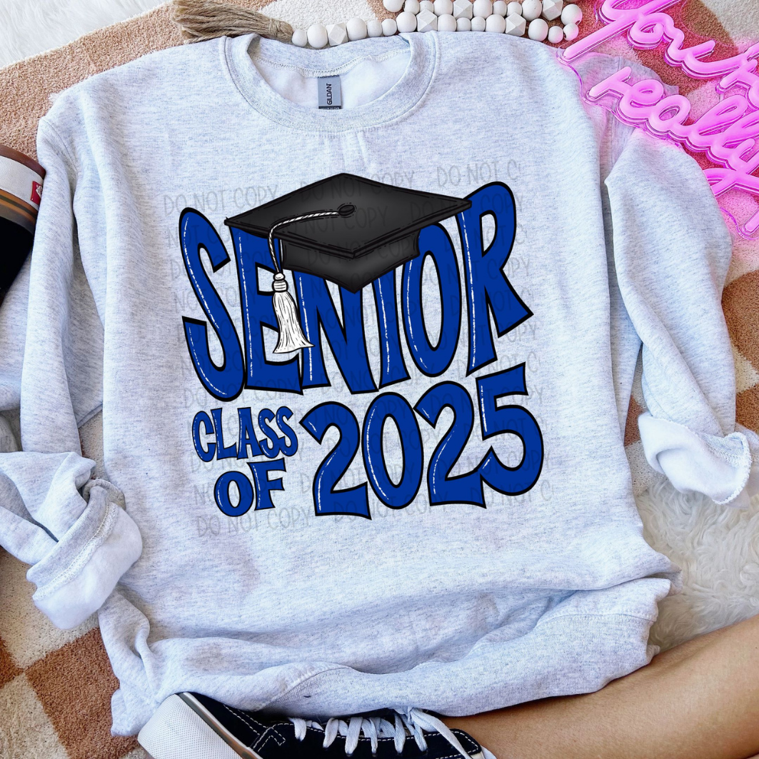 SENIOR 2025 ROYAL - DTF TRANSFER