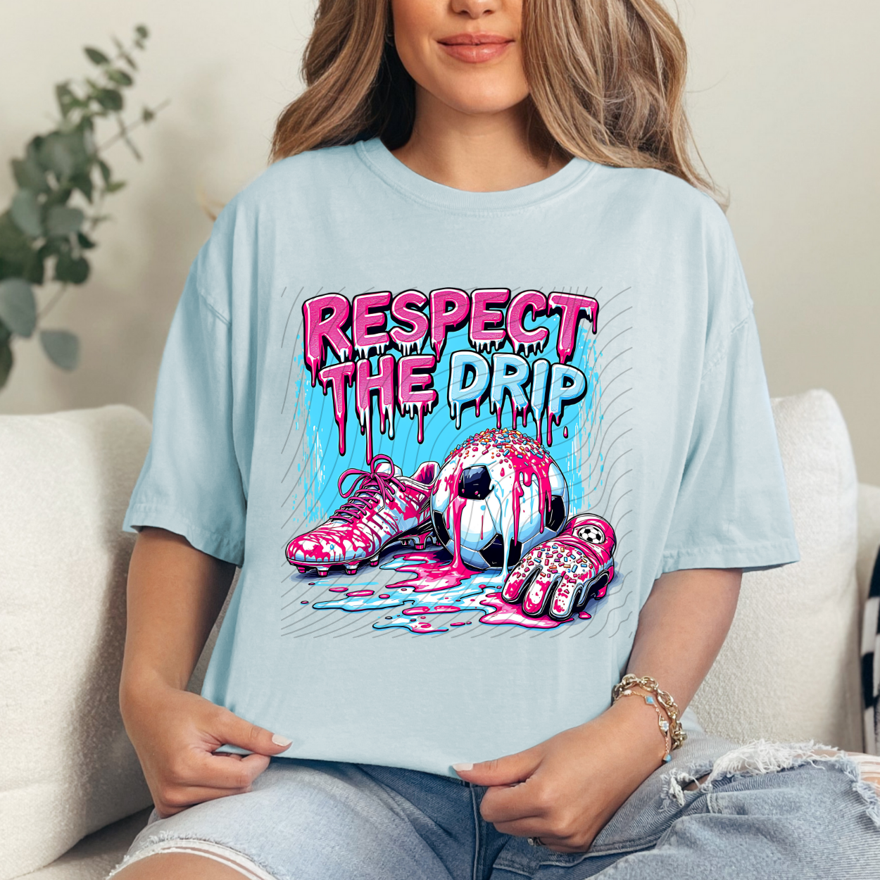 RESPECT THE DRIP SOCCER - DTF TRANSFER