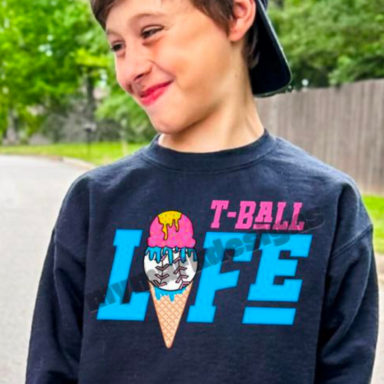 TBALL BASEBALL LIFE DRIP - DTF TRANSFER