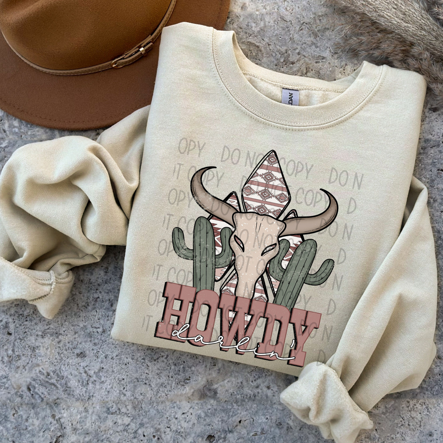 HOWDY DARLIN - DTF TRANSFER