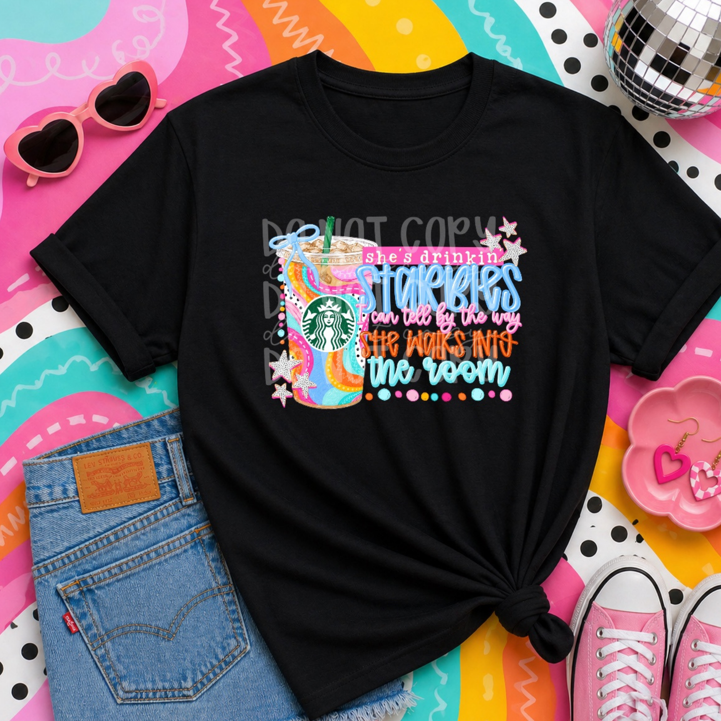 SHE'S DRINKIN' - DTF TRANSFER