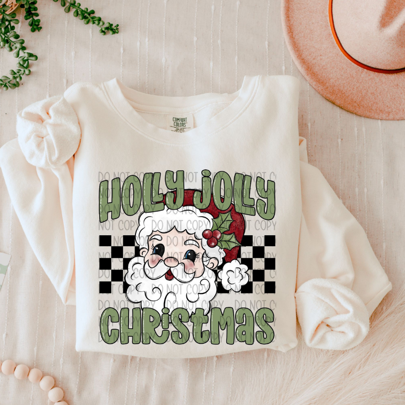 HOLLY JOLLY CHRISTMAS - DTF TRANSFER