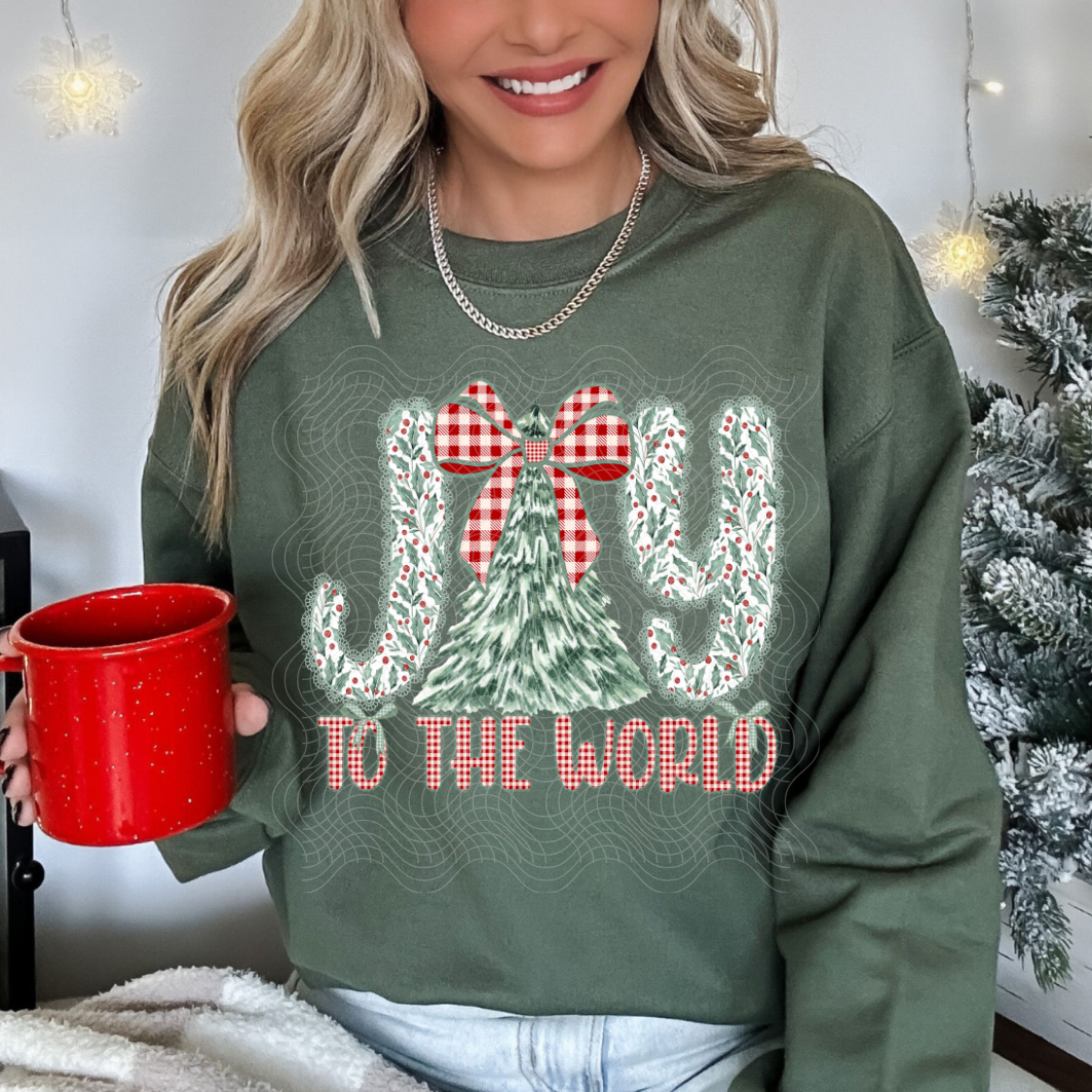 JOY TO THE WORLD - DTF TRANSFER