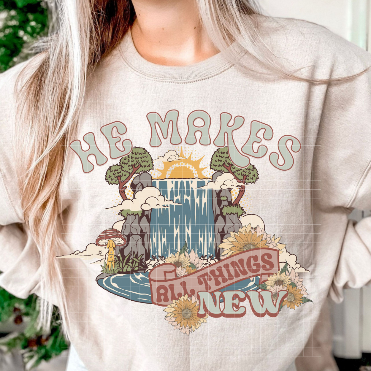 HE MAKES ALL THINGS NEW - DTF TRANSFER