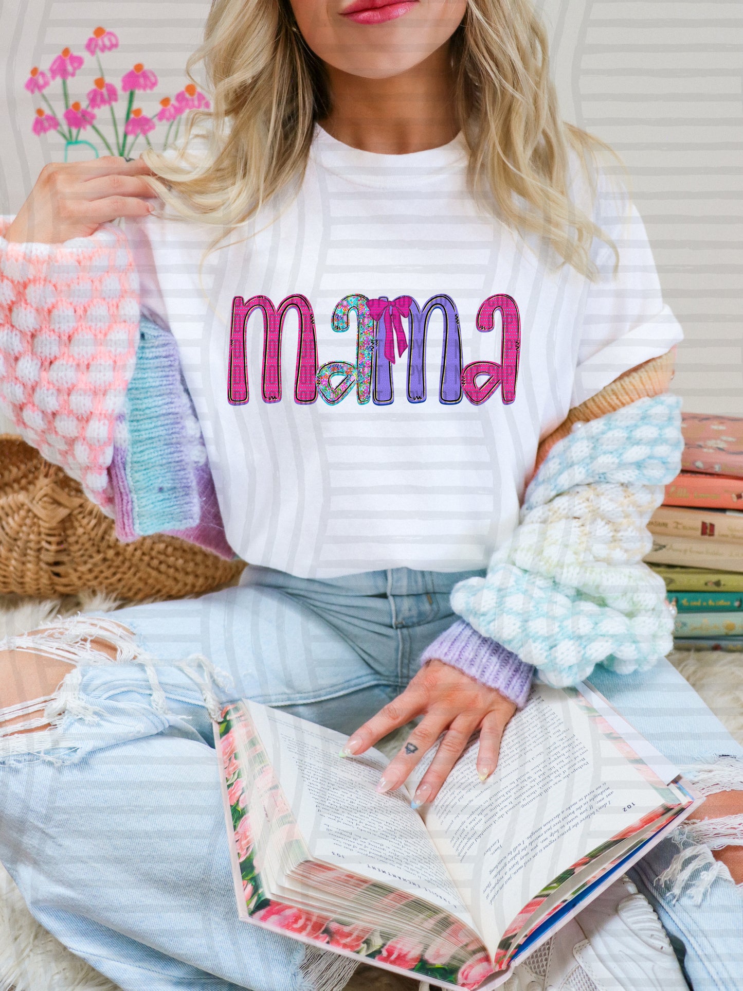 FLORAL MAMA - DTF TRANSFER