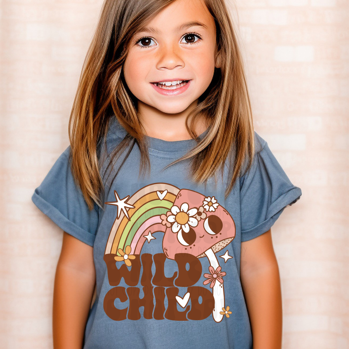 WILD CHILD RAINBOW - DTF TRANSFER
