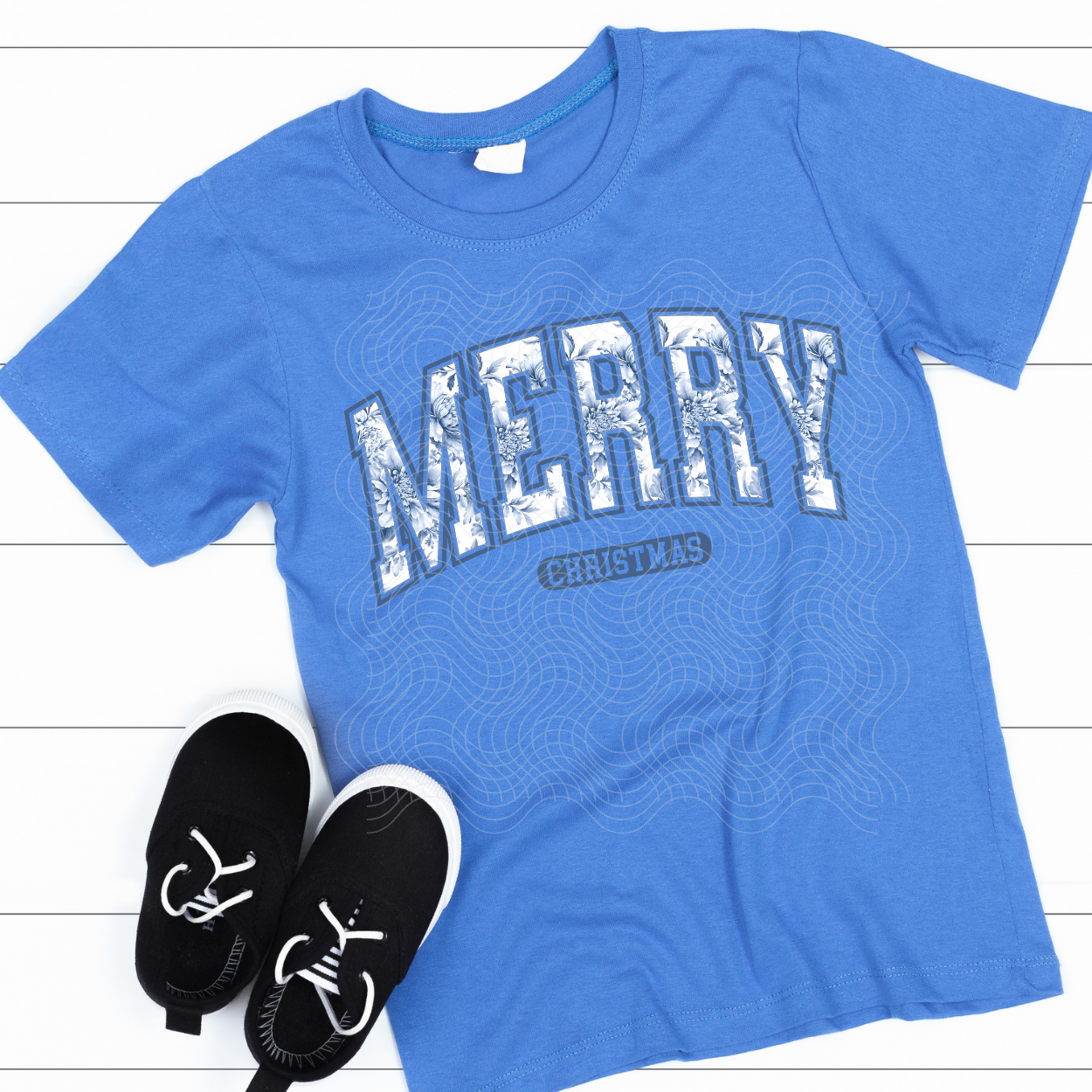 MERRY CHRISTMAS VARSITY - DTF TRANSFER