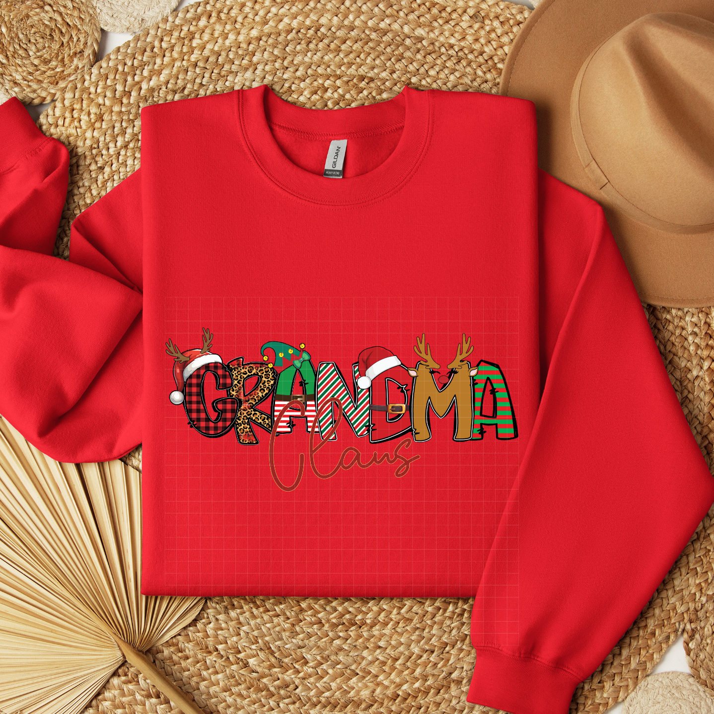 DOODLE GRANDMA CLAUS - DTF TRANSFER