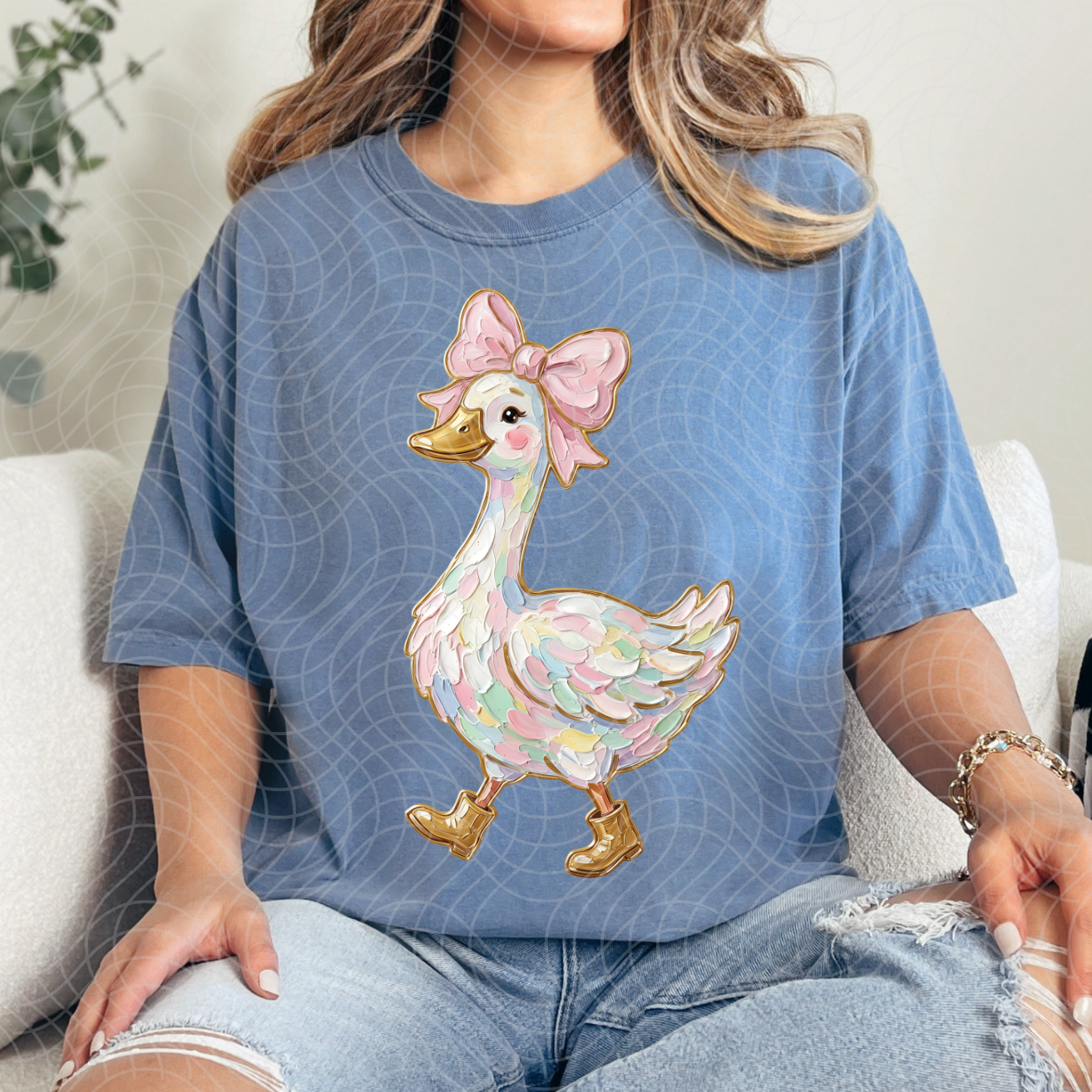 WATERCOLOR GOOSE - DTF TRANSFER