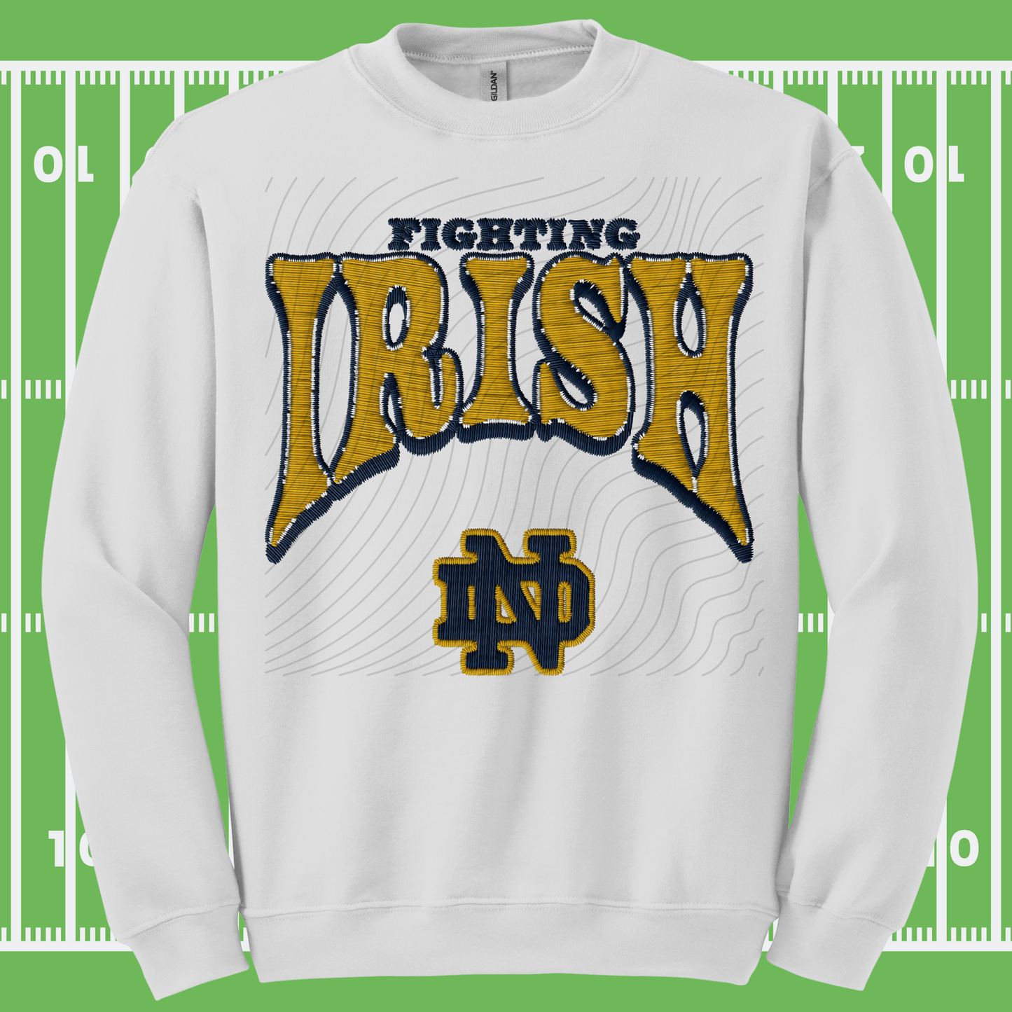 IRISH FAUX PATCHWORK - DTF TRANSFER