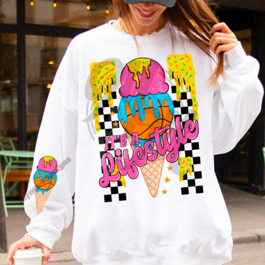 BASKETBALL DRIP LIFESTYLE W/ POCKET - DTF TRANSFER