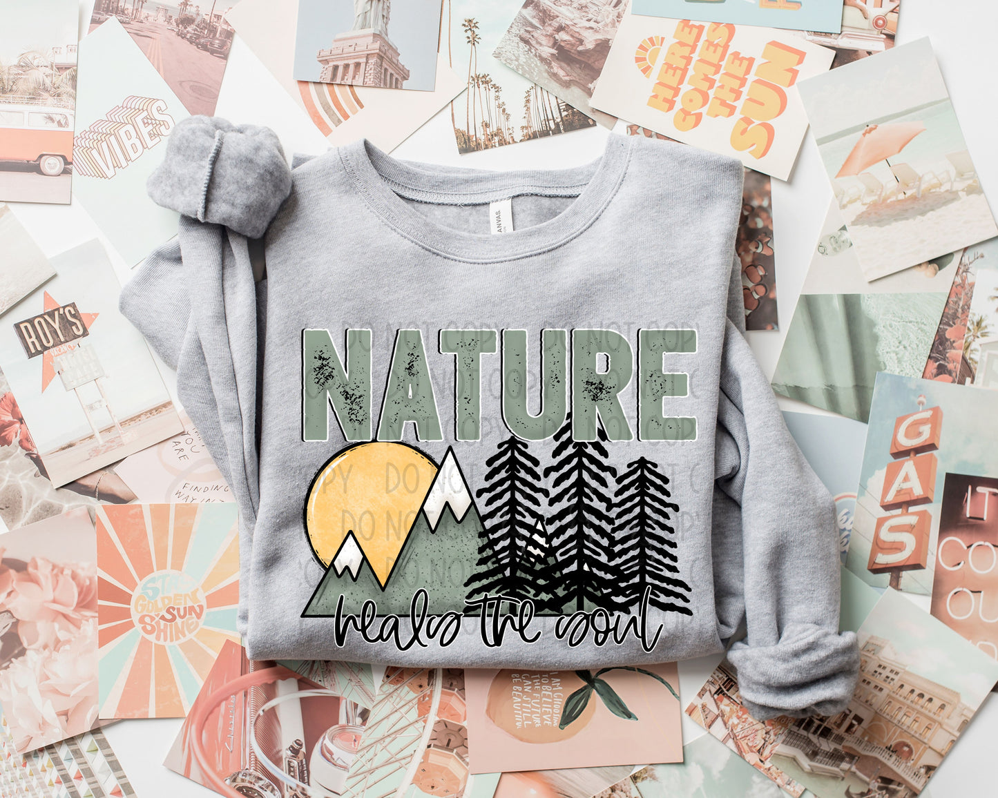 NATURE HEALS THE SOUL - DTF TRANSFER