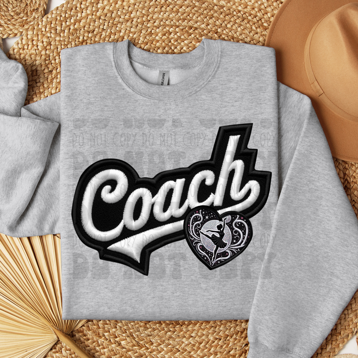 COACH FAUX EMBROIDERY DANCE - DTF TRANSFER