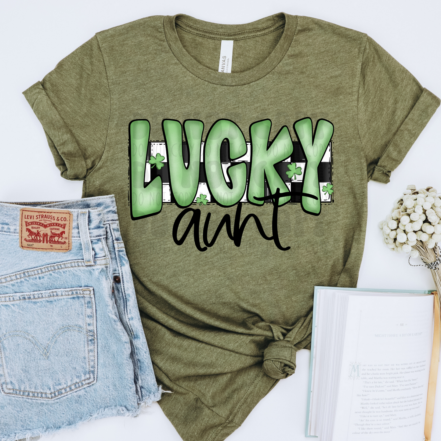 LUCKY AUNT - DTF TRANSFER