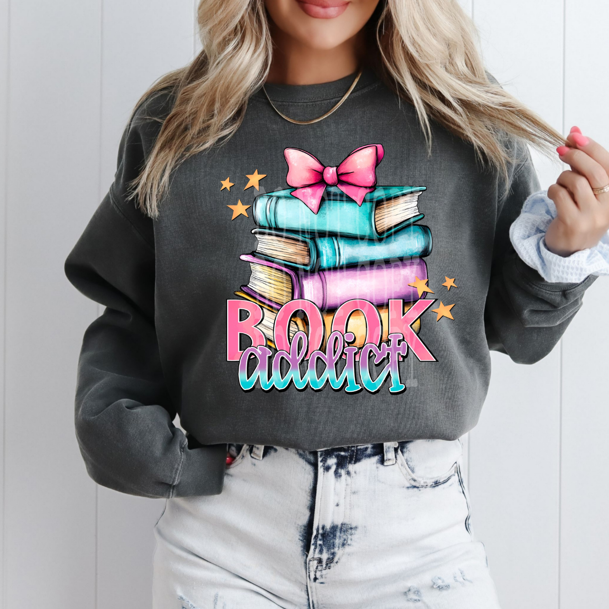 BOOK ADDICT - DTF TRANSFER