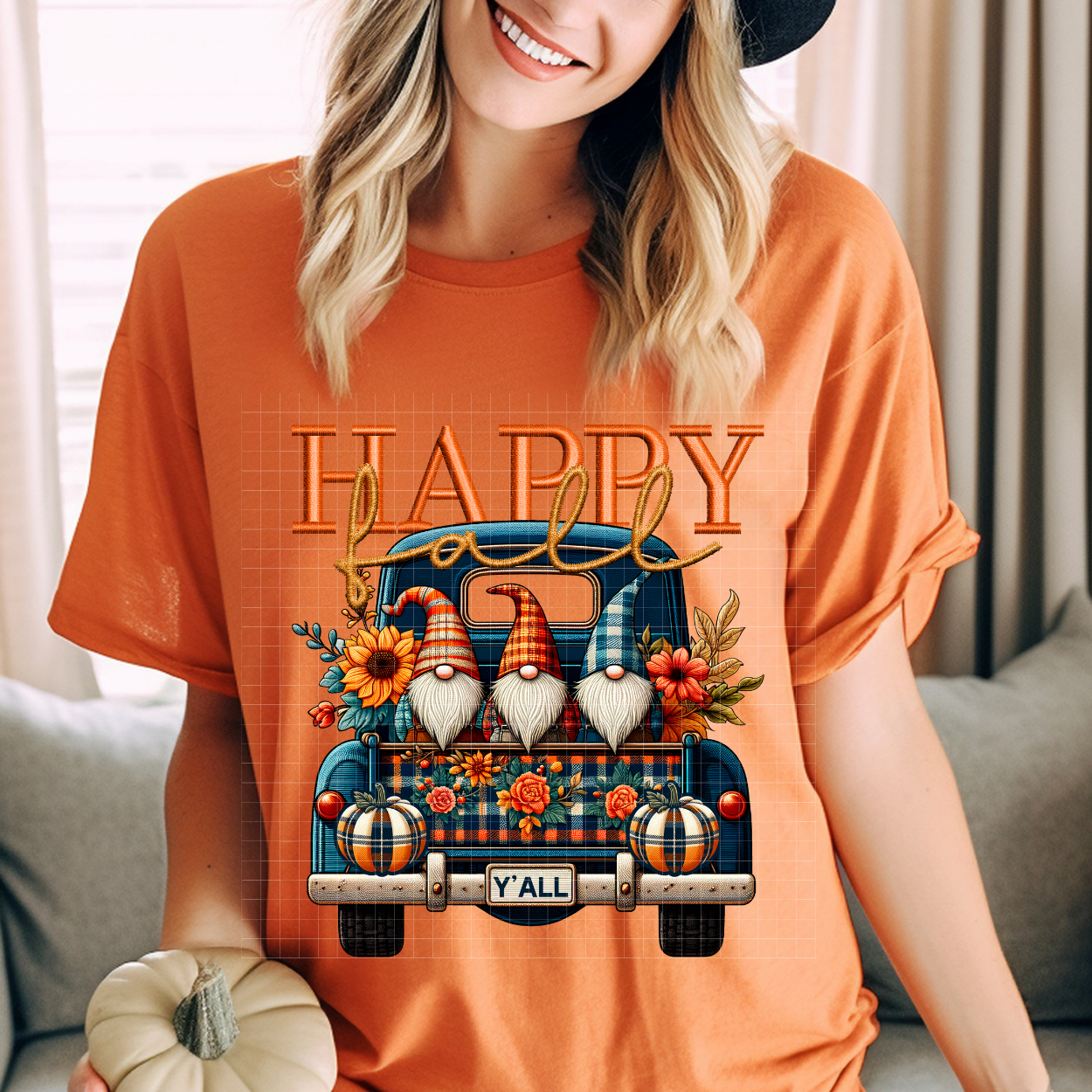 HAPPY FALL TRUCK - DTF TRANSFER