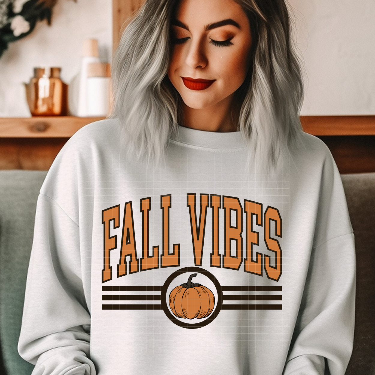 FALL VIBES NO DISTRESS - DTF TRANSFER