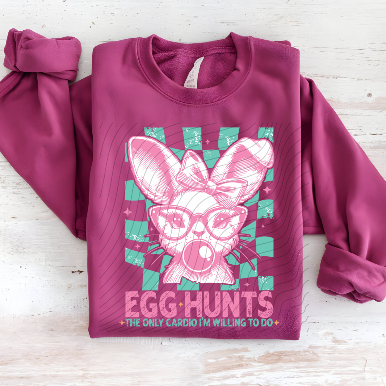 EGG HUNTS WHITE BUNNY - DTF TRANSFER