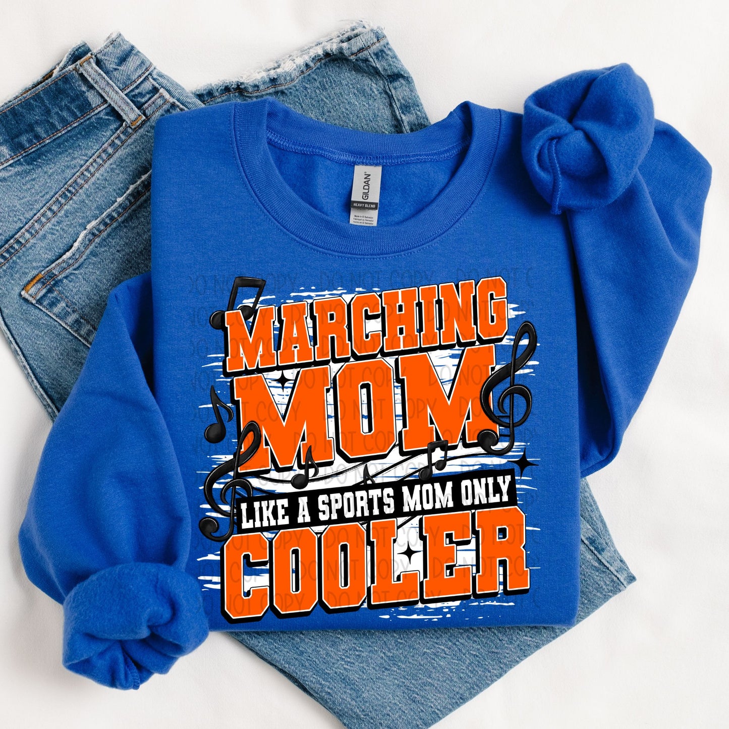 MARCHING BAND ORANGE - DTF TRANSFER