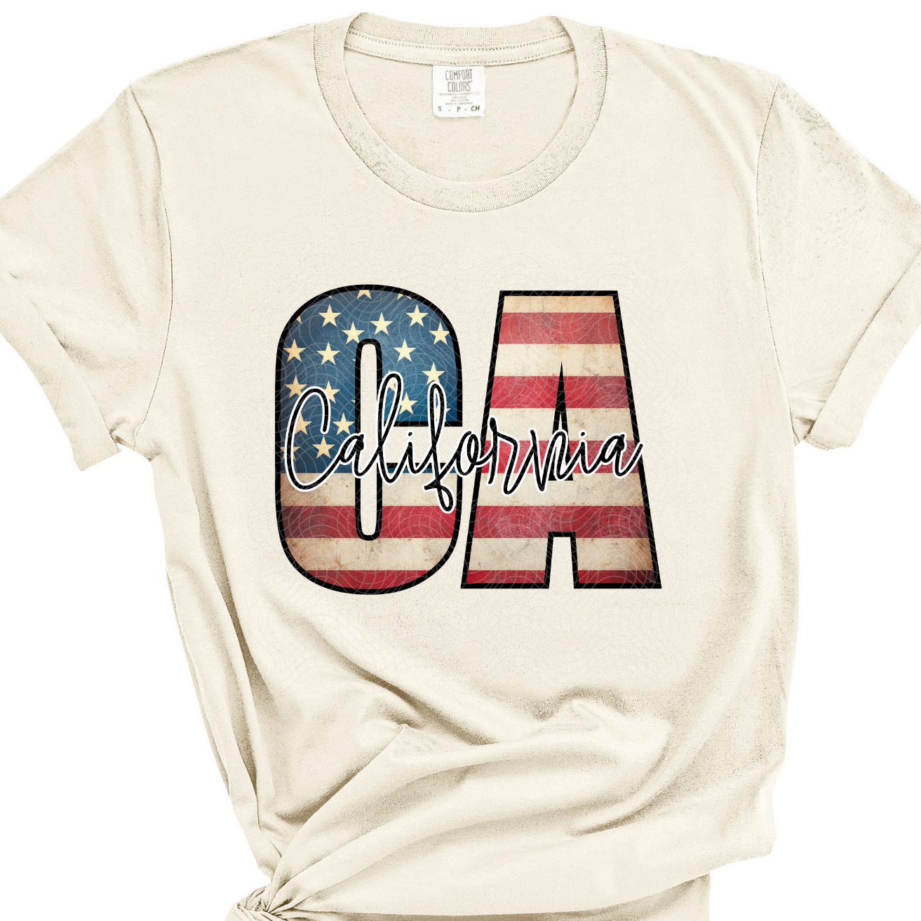 CALIFORNIA FLAG - DTF TRANSFER