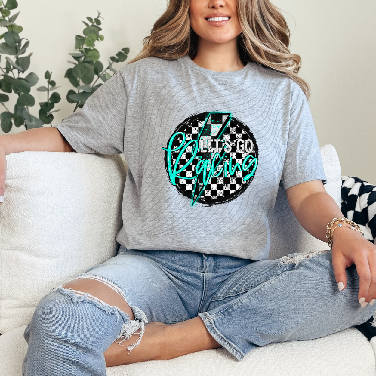 LETS GO RACING - DTF TRANSFER