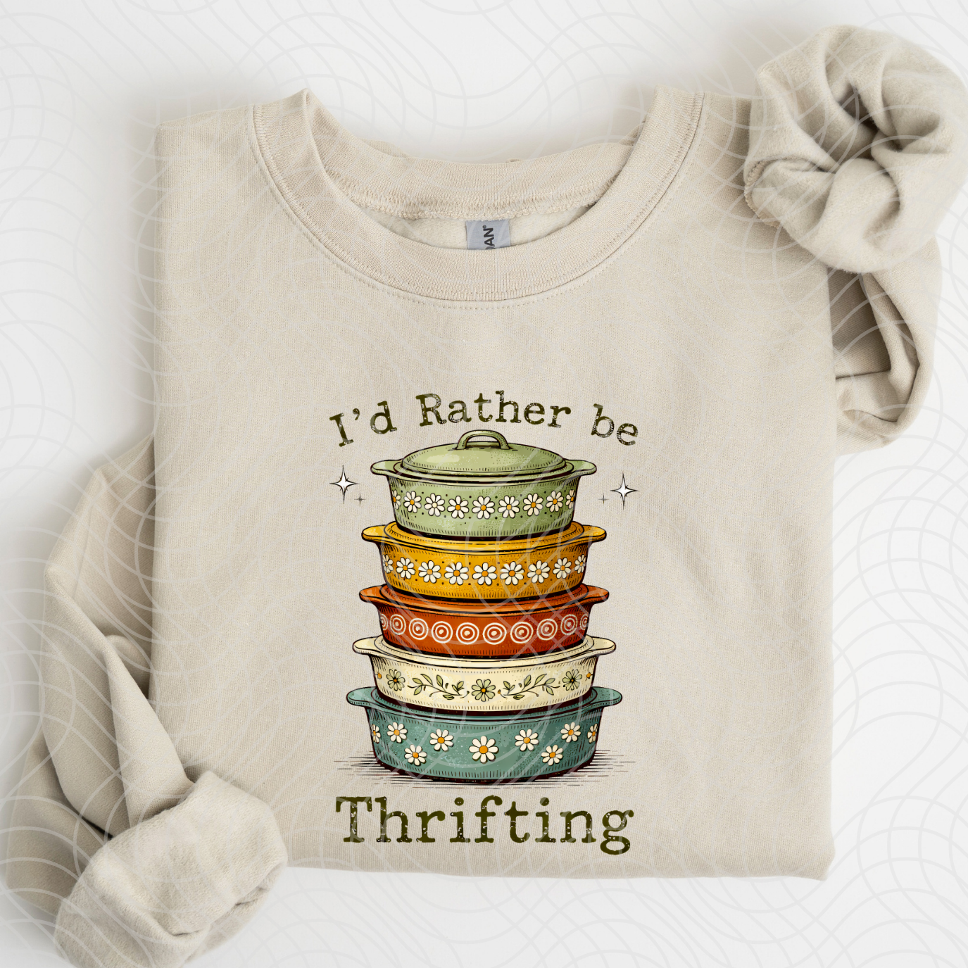 RATHER BE THRIFTING BOWLS - DTF TRANSFER