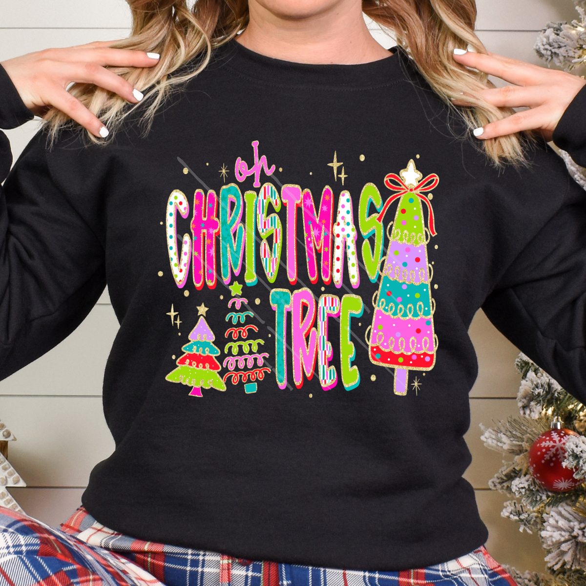 OH CHRISTMAS TREE - DTF TRANSFER