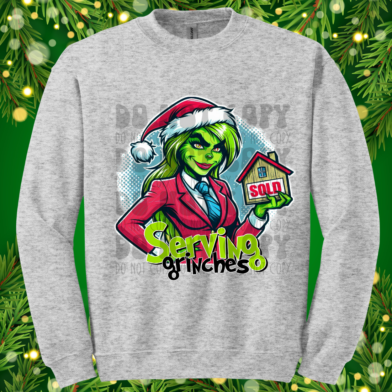 GREEN GUY FEMALE REALTOR - DTF TRANSFER