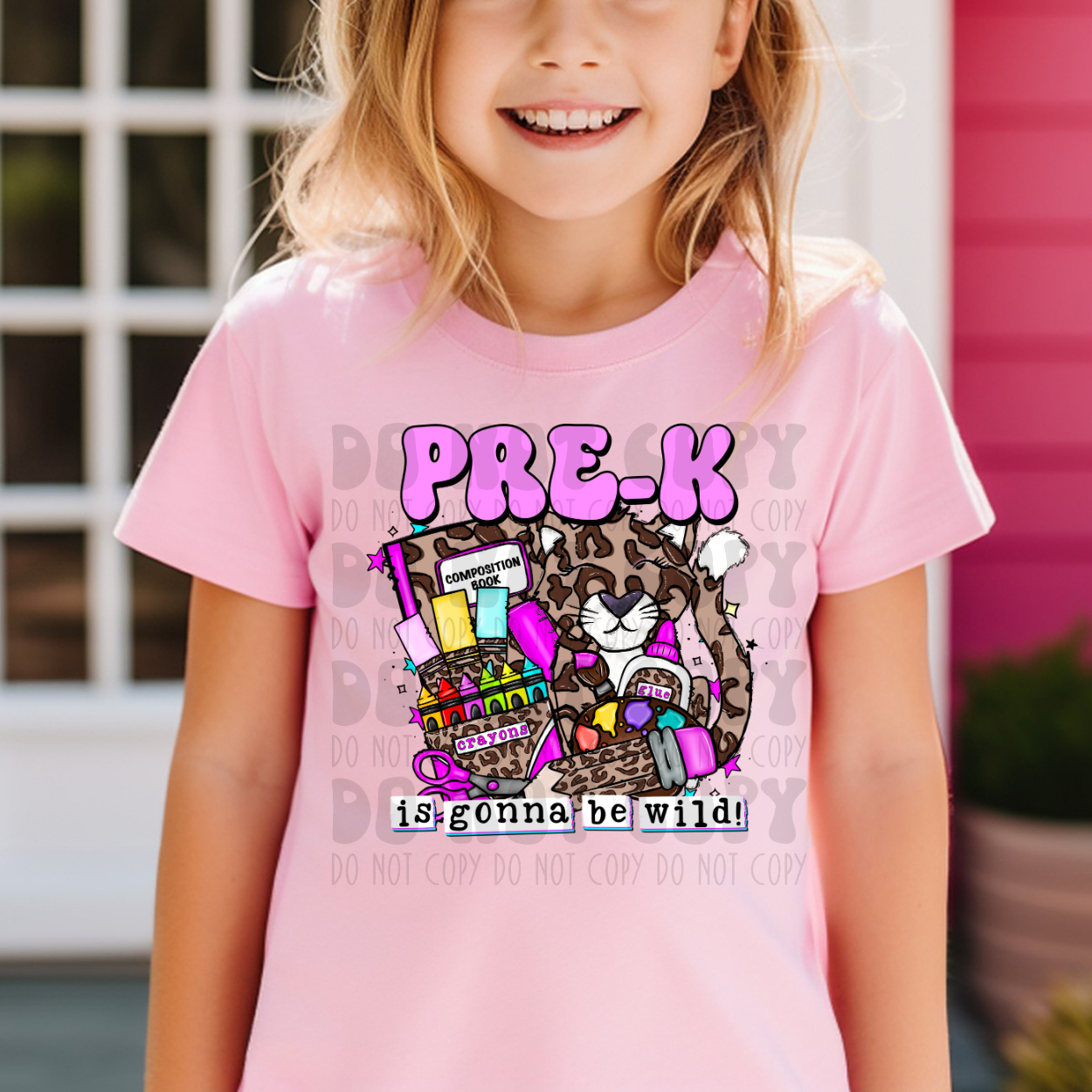 PRE-K GONNA BE WILD - DTF TRANSFER