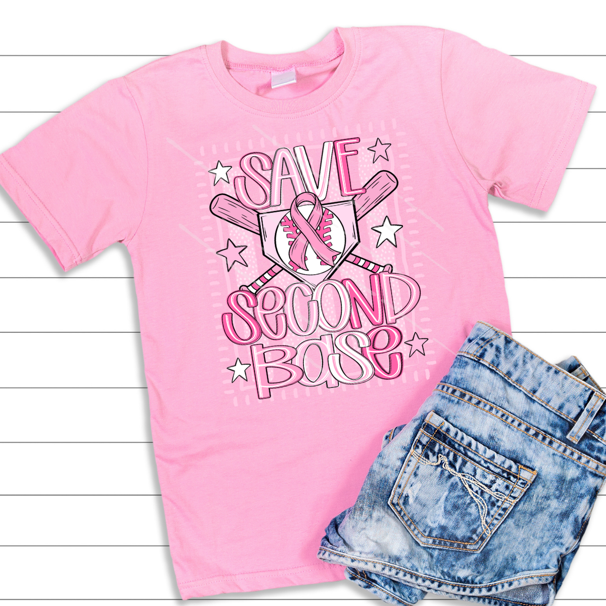 SAVE SECOND BASE - DTF TRANSFER