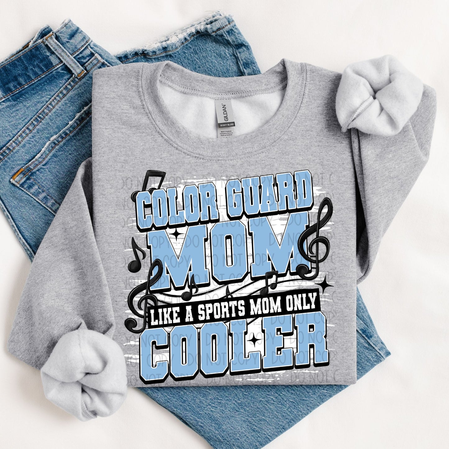 COLOR GUARD LIGHT BLUE - DTF TRANSFER