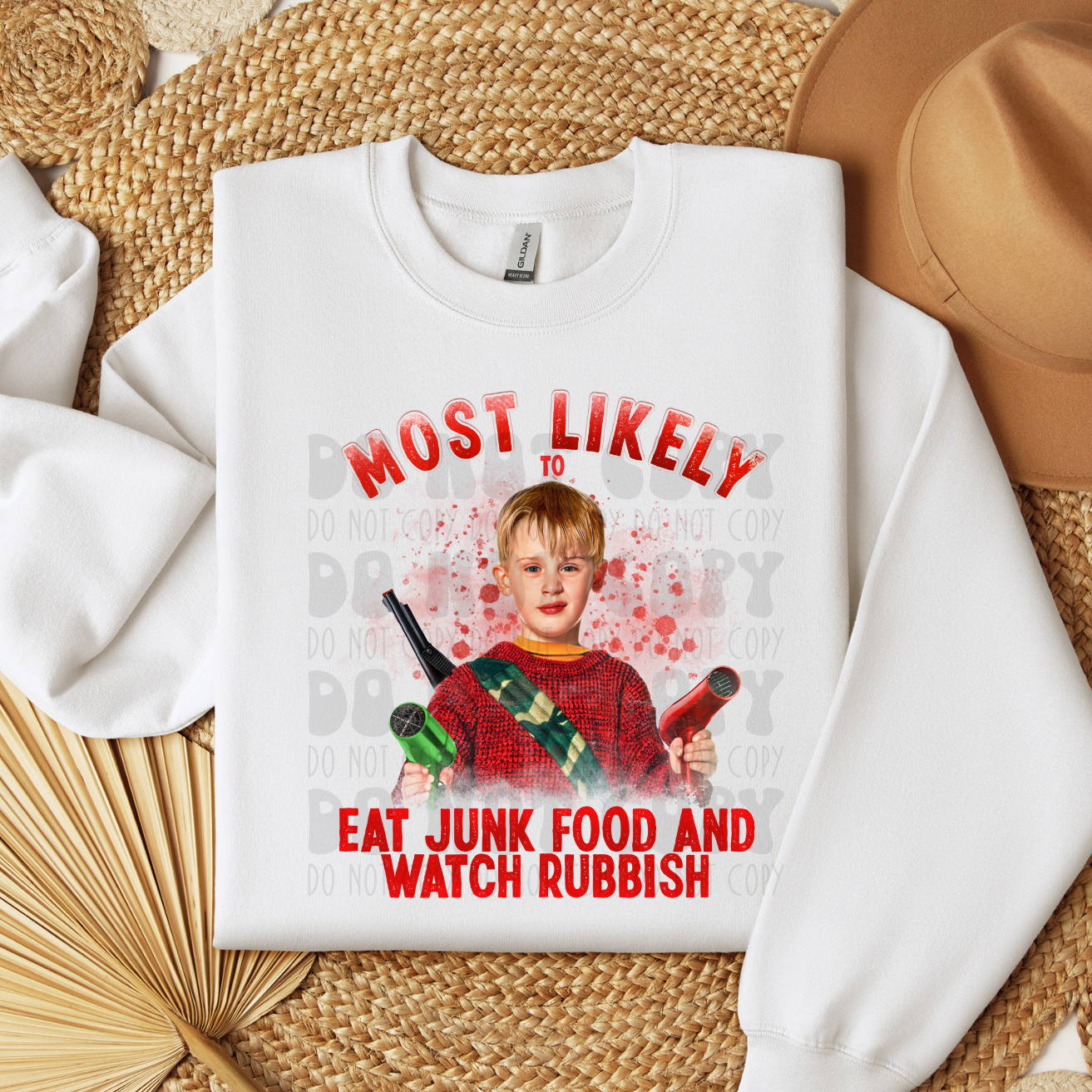 MOST LIKELY TO EAT JUNK FOOD - DTF TRANSFER