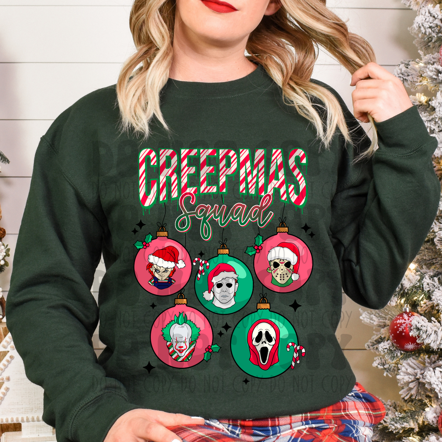 CREEPMAS SQUAD - BLACK STARS - DTF TRANSFER