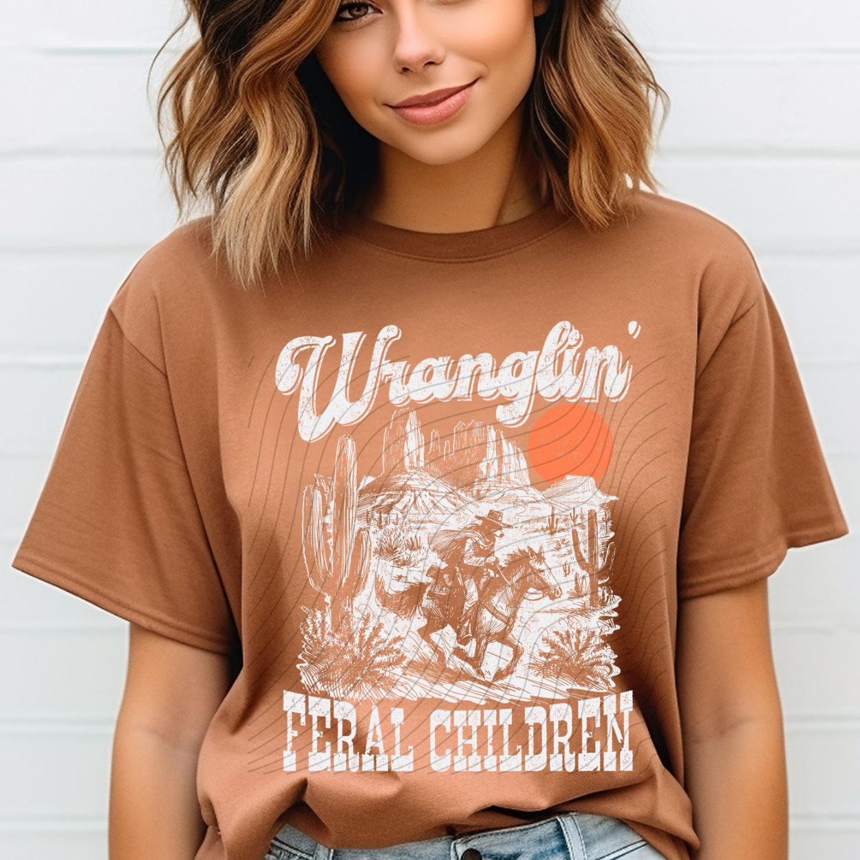 WRANGLIN FERAL CHILDREN WHITE - DTF TRANSFER