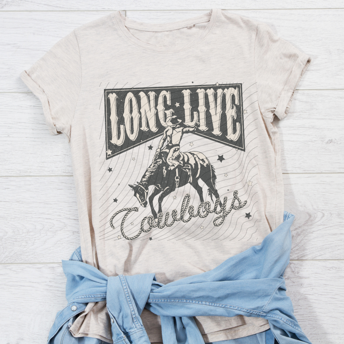 LONG LIVE COWBOYS - DTF TRANSFER