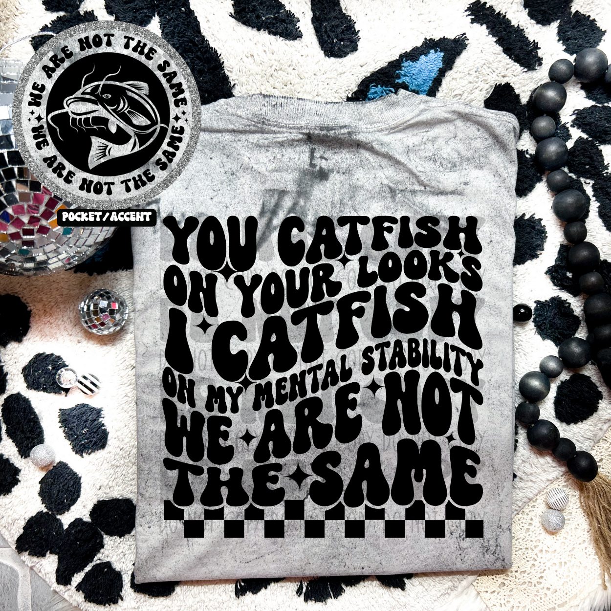 CATFISH W/POCKET - DTF TRANSFER