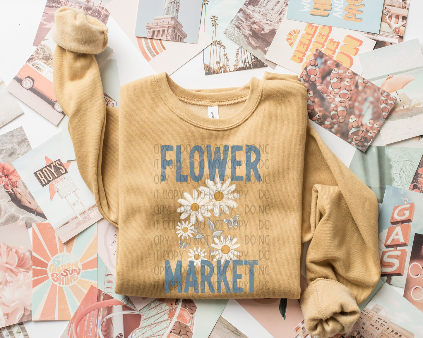 FLOWER MARKET - DTF TRANSFER