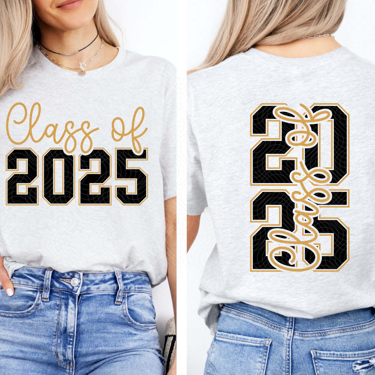 SENIOR 2025 - FRONT AND BACK - DTF TRANSFER