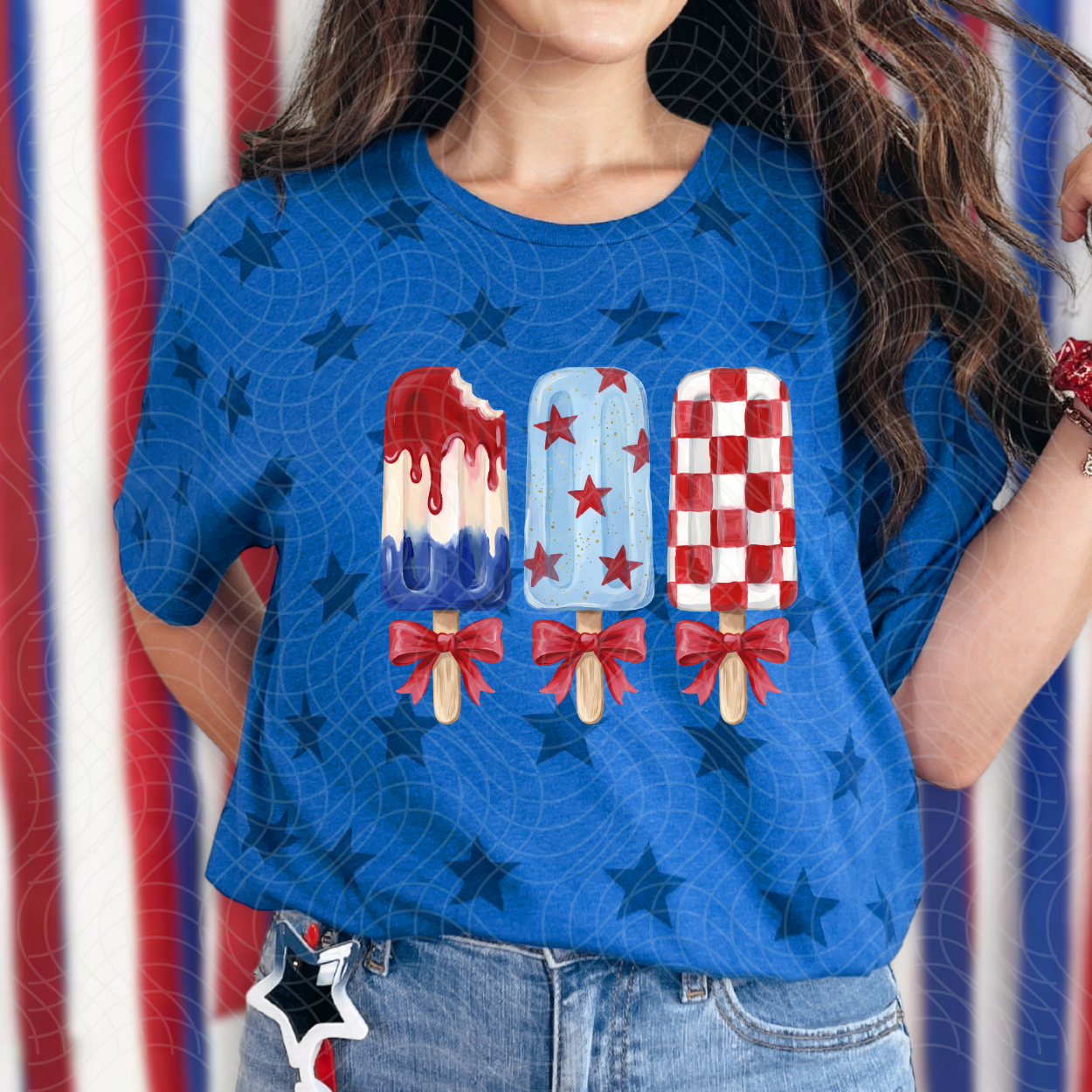 PATRIOTIC POPSICKLE - DTF TRANSFER