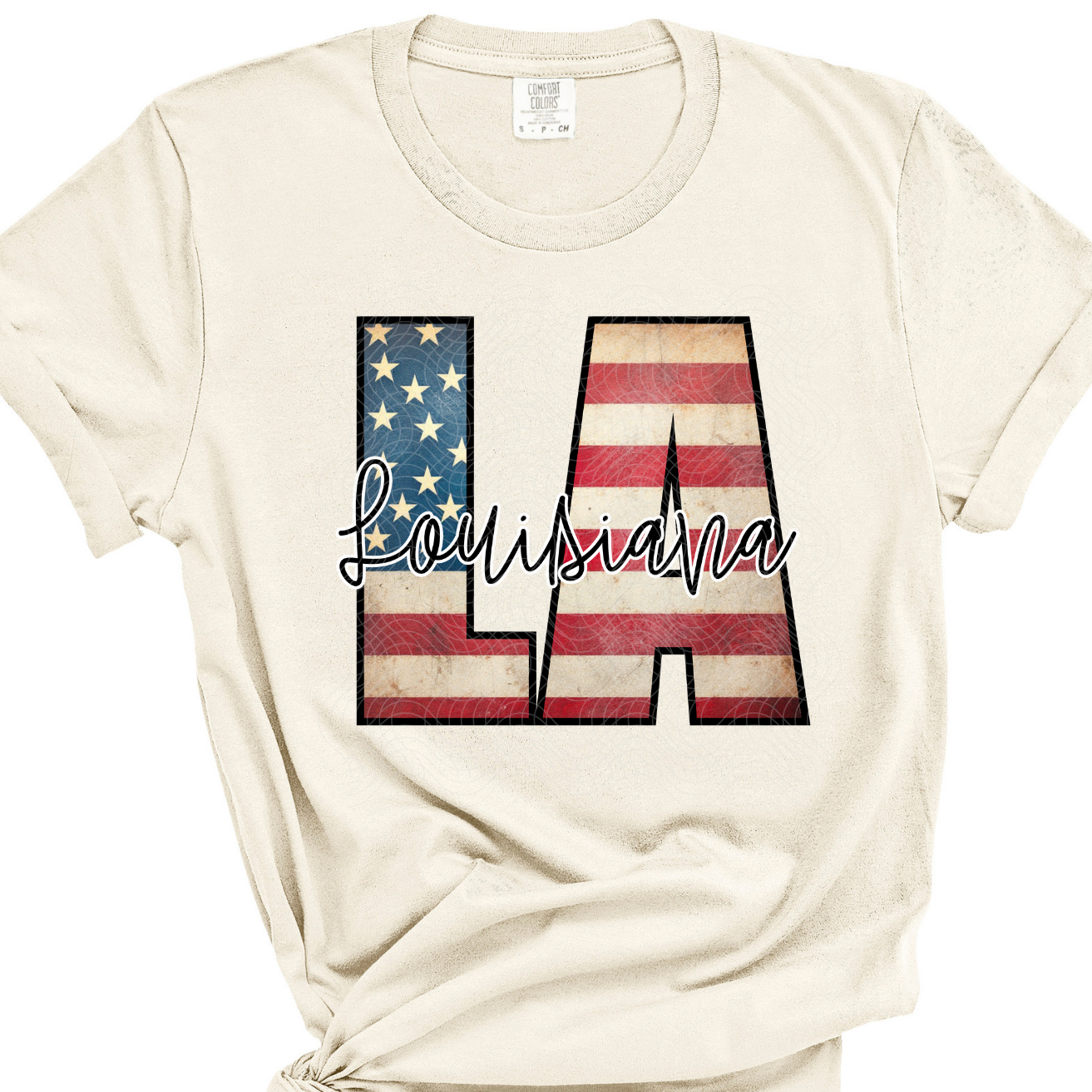 LOUISIANA FLAG - DTF TRANSFER