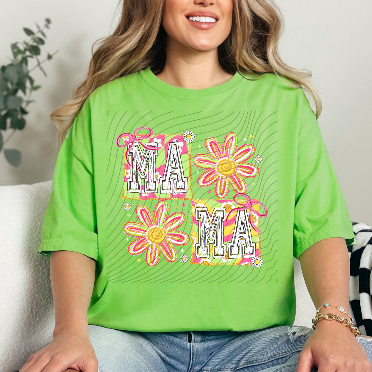 MAMA FLOWER - DTF TRANSFER