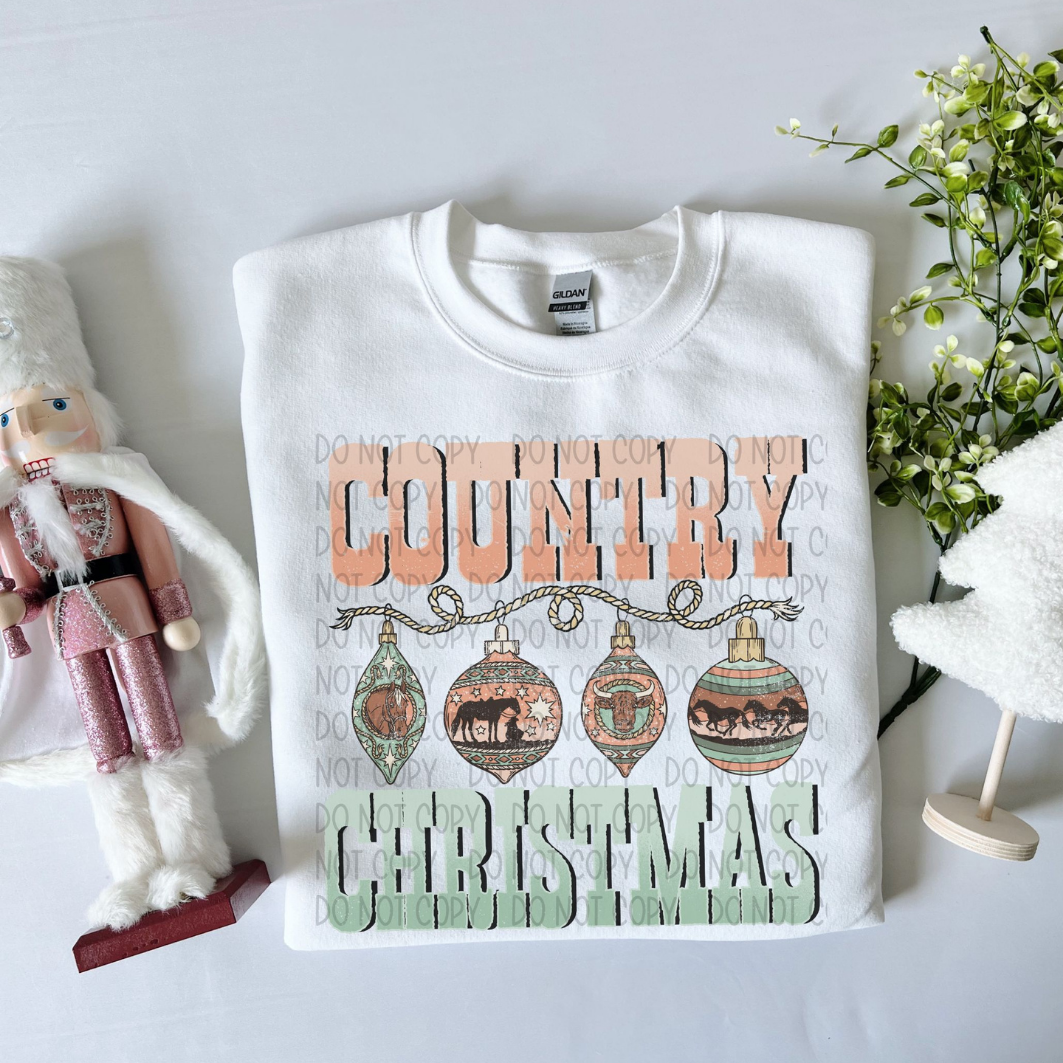 COUNTRY CHRISTMAS - DTF TRANSFER