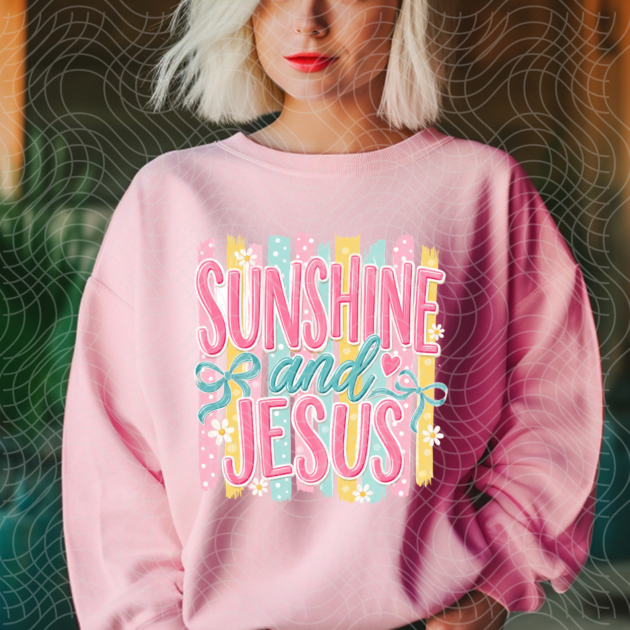 SUNSHINE AND JESUS - DTF TRANSFER