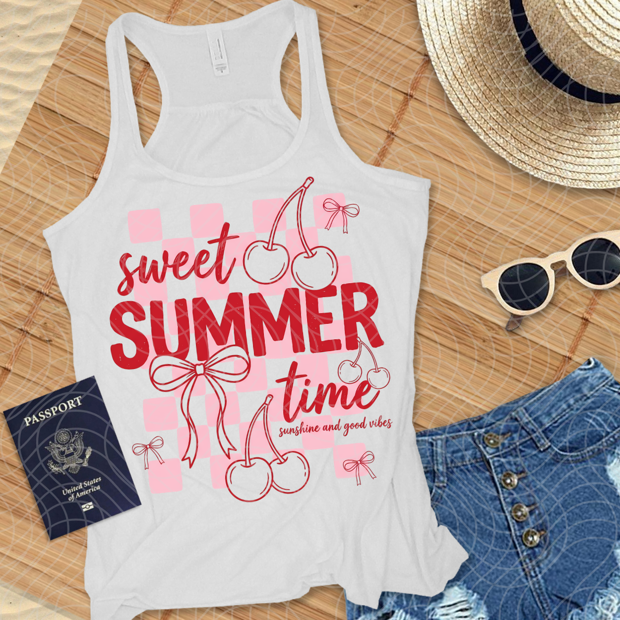 SUMMER CHERRY - DTF TRANSFER