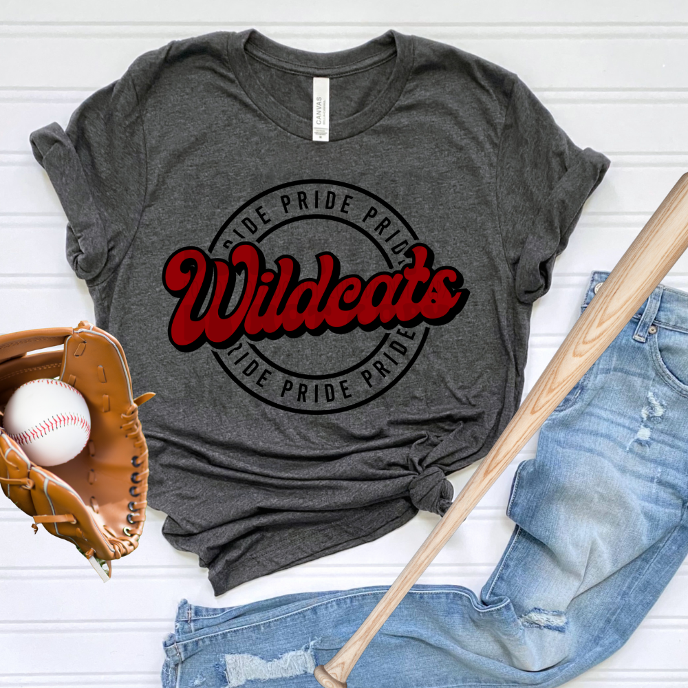 WILDCATS PRIDE CIRCLE - DTF TRANSFER